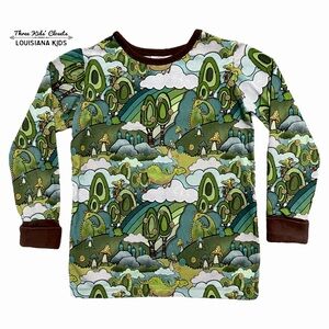 Uddevalla Barn 6-7Y Cloudy With a Chance of Dragon Shirt